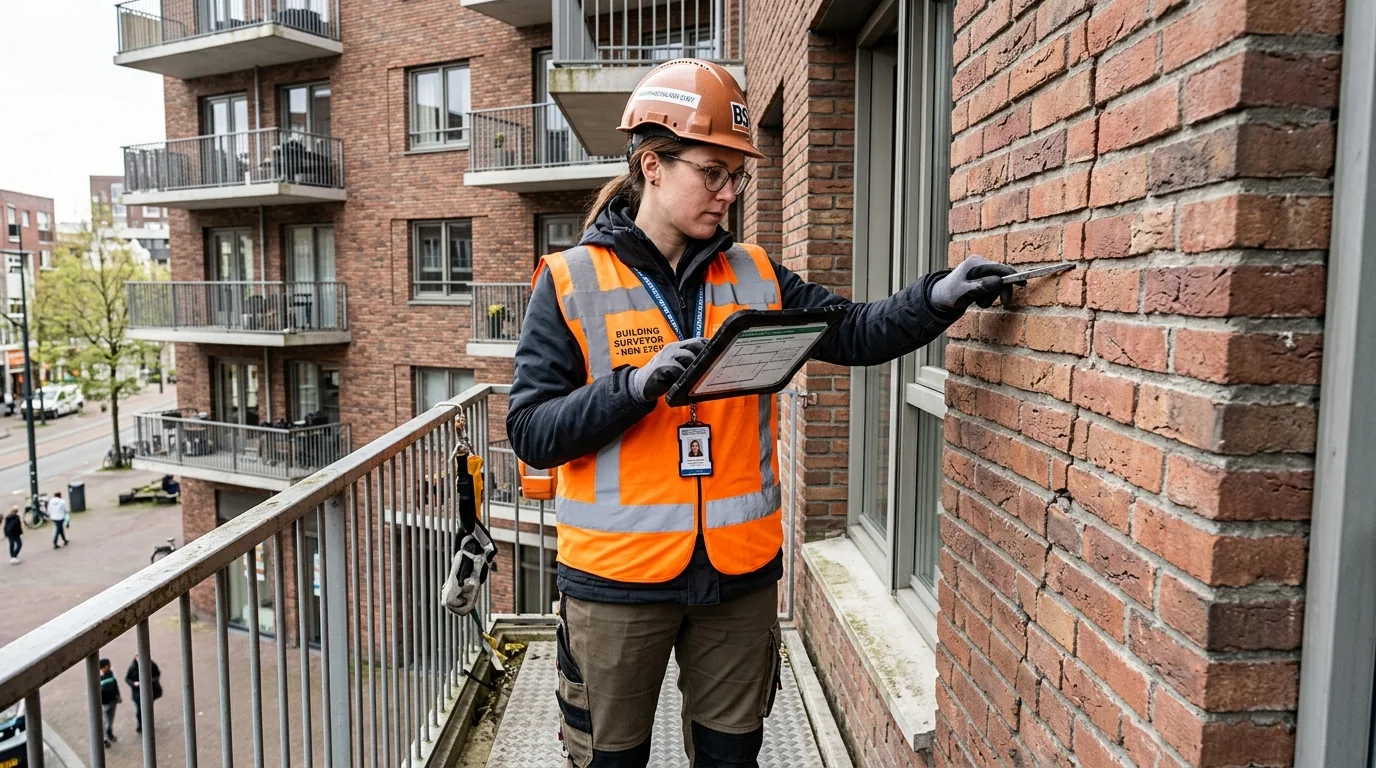 Inspectie van een gebouw volgens NEN 2767